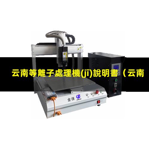 云南等離子處理機(jī)說明書