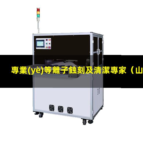 專業(yè)等離子蝕刻及清潔專家