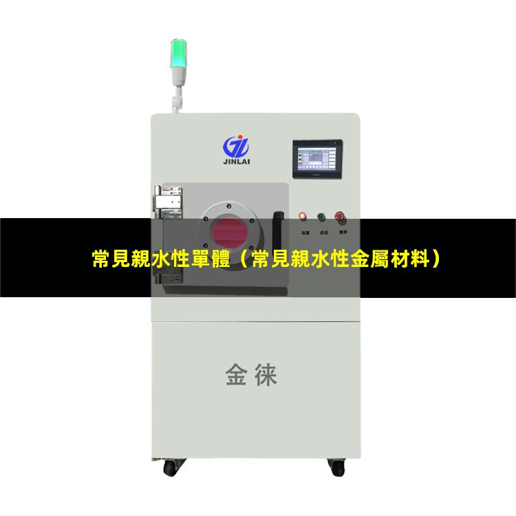 常見親水性單體