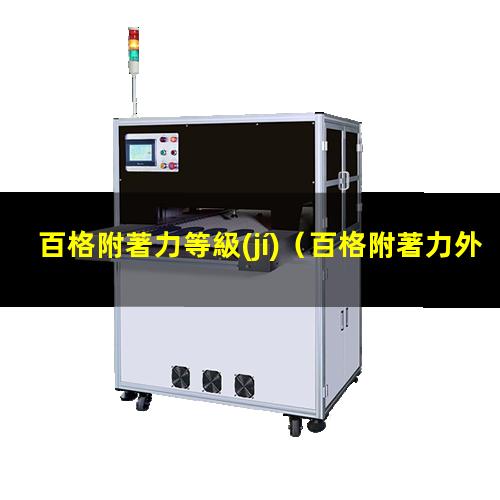 百格附著力等級(jí)