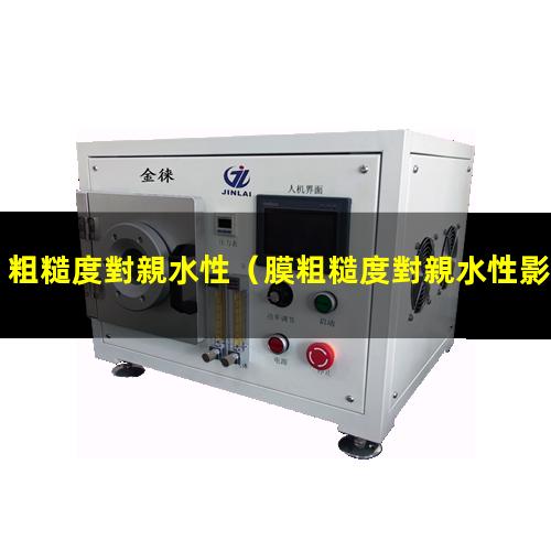 粗糙度對親水性