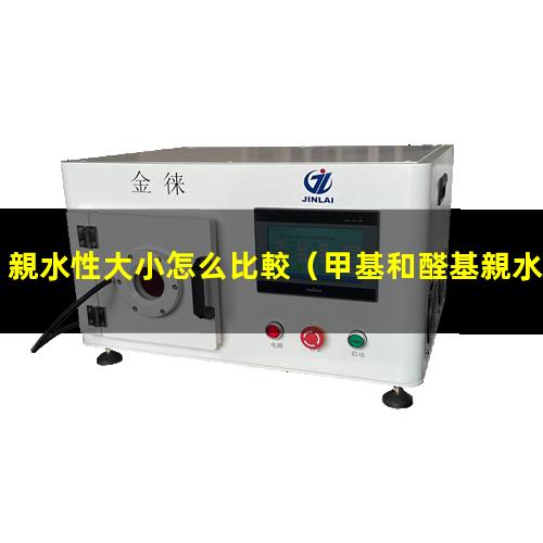 親水性大小怎么比較