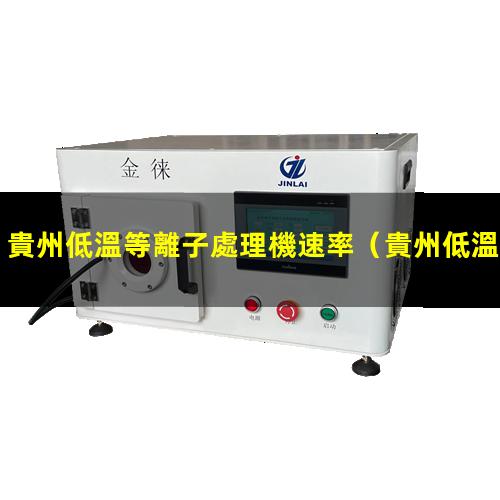 貴州低溫等離子處理機速率